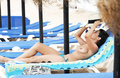 Roxanne Pallett topless sunbath (Cyprus, 09/28/2017)