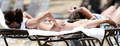 Eva Longoria topless sunbathing (2013)