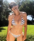 Elizabeth Hurley - Instagram bikini photos, part II
