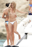 Millie Mackintosh topless on yacht (Ibiza, 8/2014)