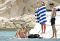 Millie Mackintosh topless on yacht (Ibiza, 8/2014)