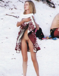 Uma Thurman fully nude on the beach in St Bart's (7/96)