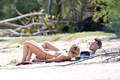 Lara Bingle sunbathing topless in Hawaii (8/2014), p. 2