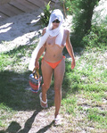 Elizabeth Hurley - topless in The Caribbean (6/2000)