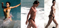 Vanessa Paradis - nude on the beach