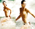 Vanessa Paradis - nude on the beach