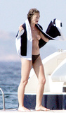 Rebecca Gayheart - topless on yacht (6/2007)