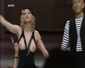 Madonna Topless on the catwalk