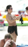 Jessie Wallace topless in Carribean (5/2007)