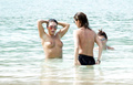 Jessie Wallace topless in Carribean (5/2007)