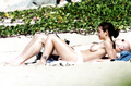 Alyssa Milano fully nude on the beach (1999)