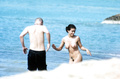 Alyssa Milano fully nude on the beach (1999)