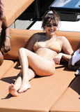 Bella Hadid shows big bikini boobs and ass