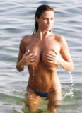 Katie Price showing off huge nude boobs
