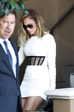 Jennifer Lopez leaves the press conference for 'Hustler' movie in Beverly Hills