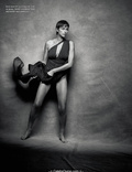 Irina Shayk black-and-white photoshoot for Numero Magazine, France - February