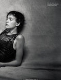 Irina Shayk black-and-white photoshoot for Numero Magazine, France - February
