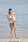 Ines Sastre in blue bikini candids In Marbella - July 09, 2011