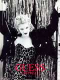 Drew Barrymore sexy for Guess Jeans ads