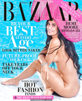 Demi Moore nude in Harper's BAZAAR Magazine - October 2019
