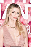 Betty Gilpin in pink dress at Isn't It Romantic premiere in LA - February 11,