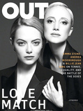 Andrea Riseborough and Emma Stone - Out Magazine, August 2017