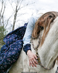 Amanda Seyfried photoshoot with horses by Sasha O'Neil 2019